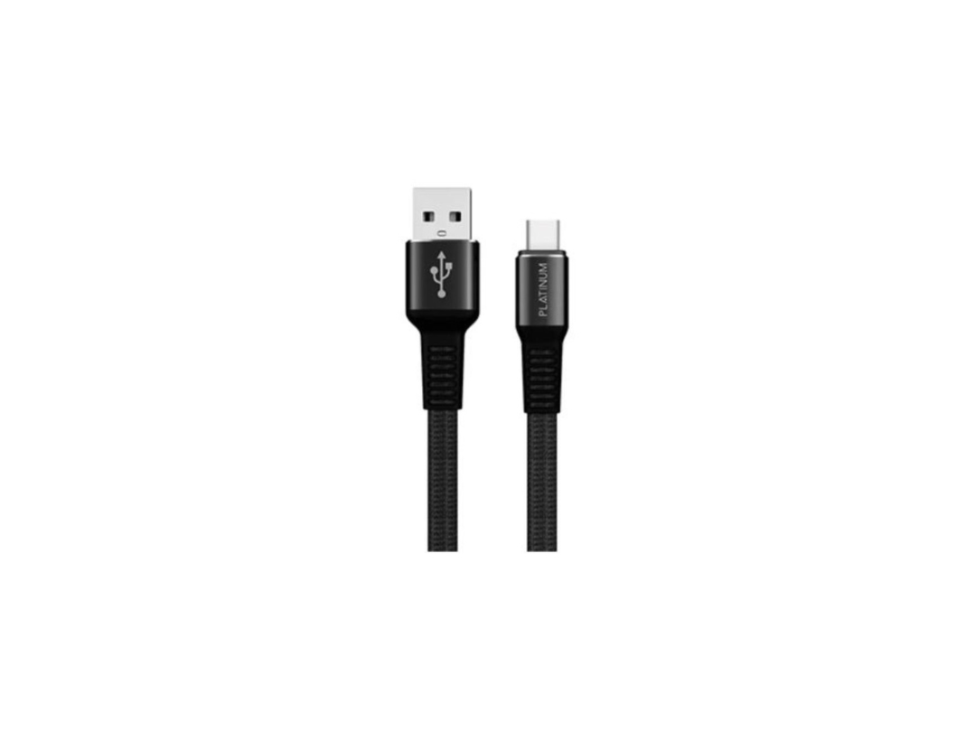 Buy Platinum TOUGH Type-C 2M 2.4A Cable - Black in Qatar Buy Platinum TOUGH Type-C 2M 2.4A Cable - Black in Qatar